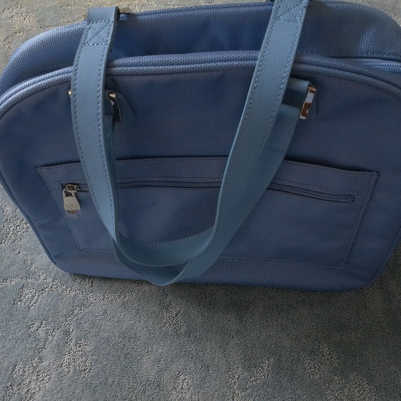 5 PIECE LIGHT BLUE JOY HANDBAG LUGGAGE COLLECTION SET - Picture 11 of 13